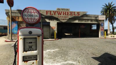 GTA V gas station