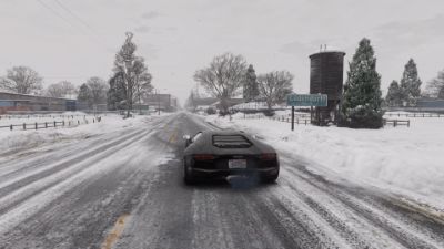 GTA V lamborghini north yankton